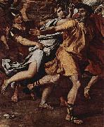 Nicolas Poussin, Der Raub der Sabinerinnen, Detail